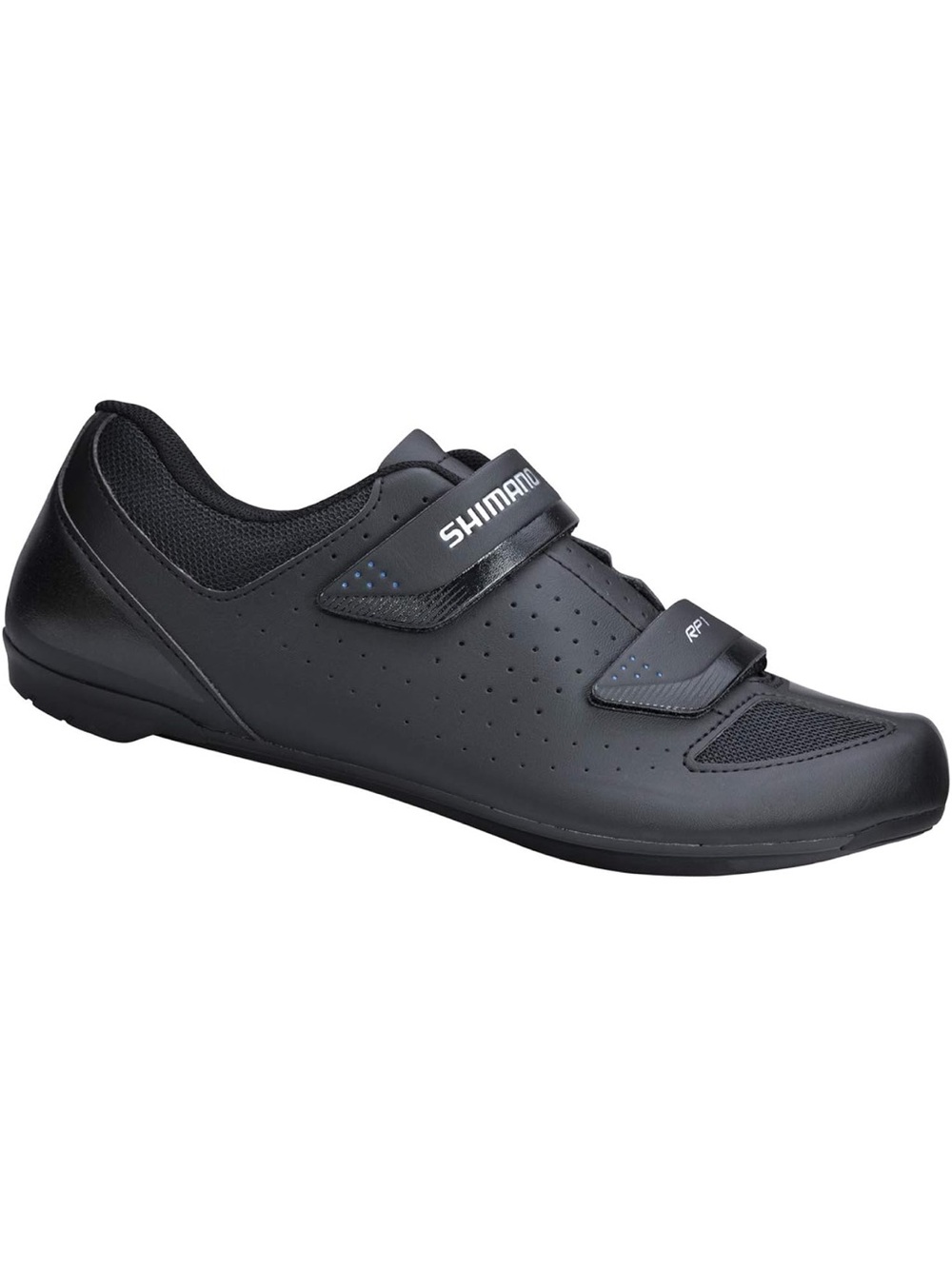 Shimano Black Road Cycling Shoe with Dual Hook-and-Loop Straps